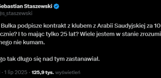 Sebastian Staszewski nt. PRZENOSIN Marcina Bułki do Arabii Saudyjskiej :D