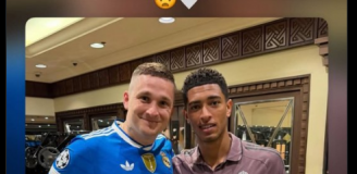 Bellingham UDOSTĘPNIŁ ZDJĘCIE z fanem z Polski, który... GO SOBIE WYTATUOWAŁ!