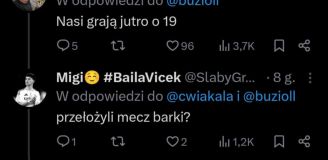 ODPOWIEDŹ Tomasza Ćwiąkały o PRZEŁOŻONY mecz ''Barki'' xD