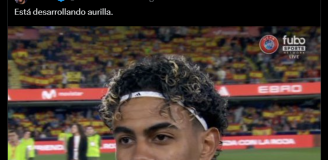 RETRO STYLÓWKA Lamine'a Yamala na meczu z Serbią :D