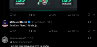 ODPOWIEDŹ Mateusza Borka na prośbę kibica xD