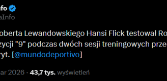 HIT! Lewy kontuzjowany, więc Flick znalazł... NOWEGO NAPASTNIKA w drużynie xD