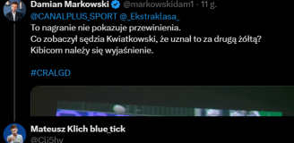 Mateusz Klich ODPOWIADA co ''ZOBACZYŁ'' sędzia podczas meczu Cracovii xD