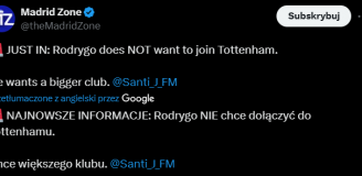 Rodrygo ODRZUCIŁ ten klub z powodu... xD