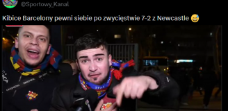 SŁOWA kibiców Barcelony po meczu z Newcastle xD