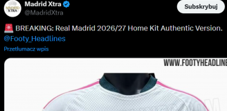 Tak ostatecznie ma wyglądać NOWA KOSZULKA REALU MADRYT na sezon 26/27!