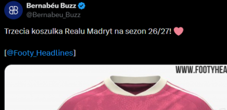 Tak ma wyglądać TRZECIA KOSZULKA Realu Madryt na sezon 26/27!
