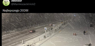Tak kibic Legii PRZYWITAŁ NA ŚNIEGU Nowy Rok xD