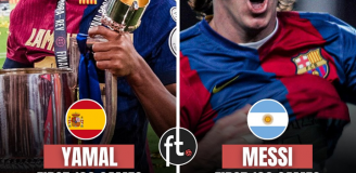 Pierwsze 100 meczów w Barcelonie: Yamal vs. Messi [PORÓWNANIE]