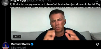 ODPOWIEDŹ Mateusza Borka na tweeta kibica, który zwrócił się do niego po nazwisku :D