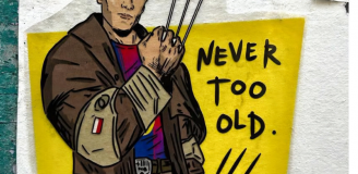 NOWA NAKLEJKA na ulicach Barcelony po HAT-TRICKU Lewego <3