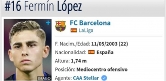 Oto NOWA WARTOŚĆ RYNKOWA Fermina Lopeza! WOW O.o