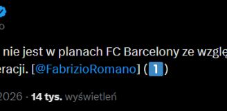 Tak Fabrizio Romano 2 TYGODNIE TEMU mówił o transferze Gordona do Barcelony xD