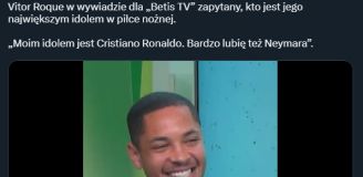 Vitor Roque zdradził, kto jest jego piłkarskim idolem!