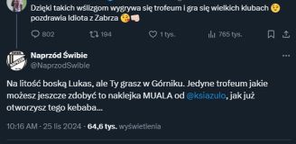 Naprzód Świbie ODPOWIADA na tweeta Podolskiego... xD