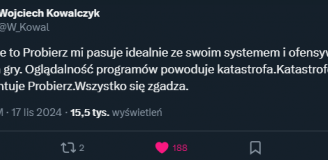 Wojciech Kowalczyk wyjaśnił, dlaczego pasuje mu Probierz w kadrze... xD