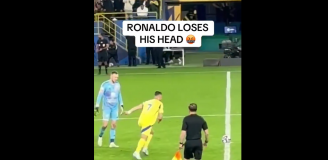 ZŁOŚĆ Cristiano Ronaldo po tym jak Duran dostał czerwo przy wyniku 2-3 [VIDEO]