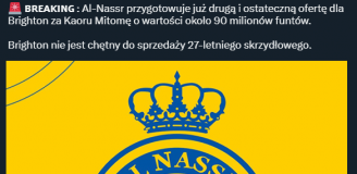 Al-Nassr OFERUJE 90 mln funtów za skrzydłowego z Premier League!