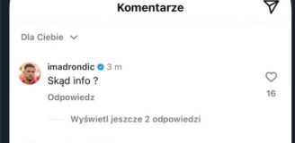 KOMENTARZ piłkarza Widzewa pod postem ''Meczyków'' na IG XD