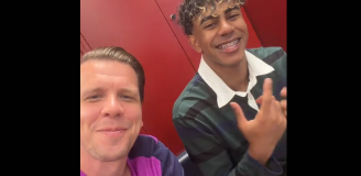 Szczęsny nagrał tiktoka z Yamalem pod piosenkę Bedoesa i Mai Mecan <3