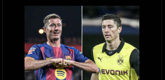 PORÓWNANIE LICZB Lewandowskiego w BVB i Barcelonie!