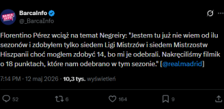 ABSDURDALNE słowa Florentino Pereza! Tyle punktów odebrali Realowi w tym sezonie... xD