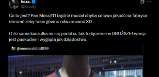 Fatalna jakość wykończenia nowej koszulki Barcelony...
