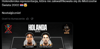 HlT! Taki skład Holandii nie zakwalifikował się na MŚ w 2002 roku!