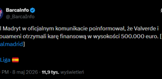 OLBRZYMIA kara finansowa dla Valverde i Tchouaméniego!