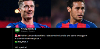 LICZBY Lewandowskiego i Neymara po 186 meczach w Barcelonie!