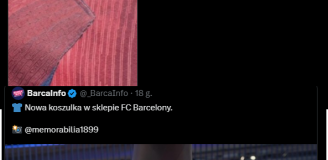 Fatalna jakość wykończenia nowej koszulki Barcelony...