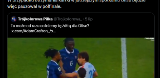 FIFA podjęła decyzję ws. anulowania żółtej kartki Olise!