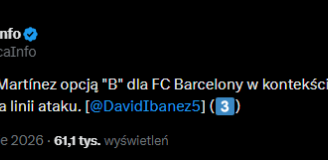 OPCJA ''B'' do wzmocnienia ataku Barcelony!