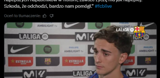 Wzruszony Gavi po meczu nt. odejścia Lewandowskiego...