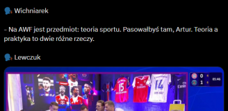 Tak Lewczuk pocisnął Wichniarka po golu dla PSG... xD