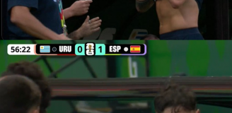 REAKCJA Fede Valverde na zmianę w 55 minucie...