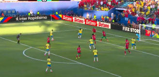 GENIALNY gol Viniciusa na 1-1 z Maroko! [VIDEO]
