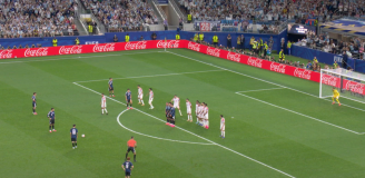 Leo Messi strzela gola z rzutu wolnego z Jordanią! [VIDEO]