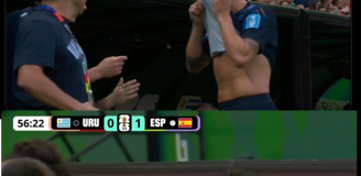 REAKCJA Fede Valverde na zmianę w 55 minucie...