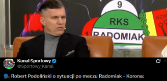 ABSURDALNE słowa Roberta Podolińskiego nt. sytuacji po meczu Radomiak - Korona