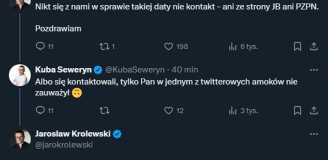 Tak Jarosław Królewski odpowiada dziennikarzowi... xD