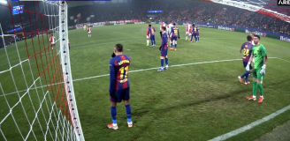 Vasil Kusej strzela gola na 1-0 z Barceloną w LM! [VIDEO]