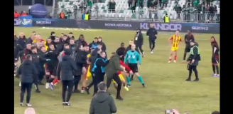 GRUBA ZADYMA po meczu Radomiak - Korona [VIDEO]