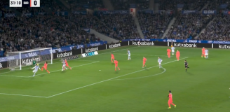 Oyarzabal STRZELA GOLA na 1-0 z Barceloną! [VIDEO]