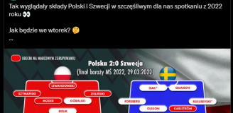 SKŁADY z pamiętnego meczu ze Szwecją o awans na Mundial w 2022 roku!