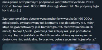 Alex Haditaghi UJAWNIŁ zarobki Kamila Grosickiego i jego aktualne oczekiwania!