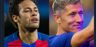 GOLE Lewadowskiego i Neymara w barwach Barcelony!