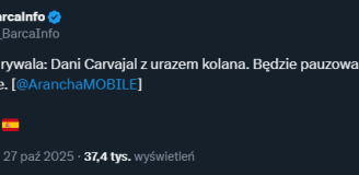 ZŁE wieści ws. Daniego Carvajala...
