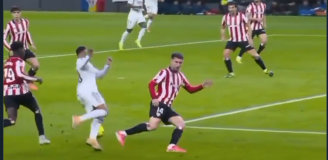 SYMULKA Kyliana Mbappe w meczu z Bilbao... [VIDEO]