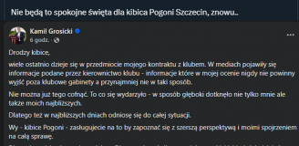 WPIS na Facebooku Kamila Grosickiego w Wigilię!